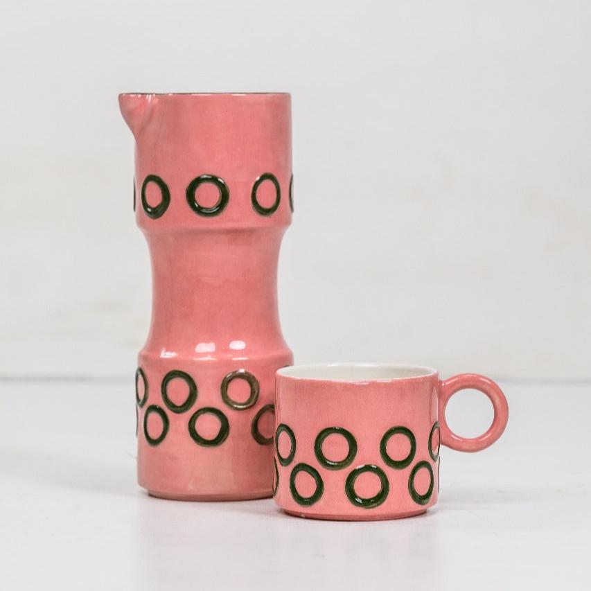 POOL MUG-MULTI-HAND PAINTED