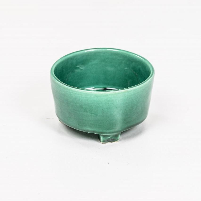 ECLIPSE CANDLE VESSEL SMALL-EMERALD GREEN