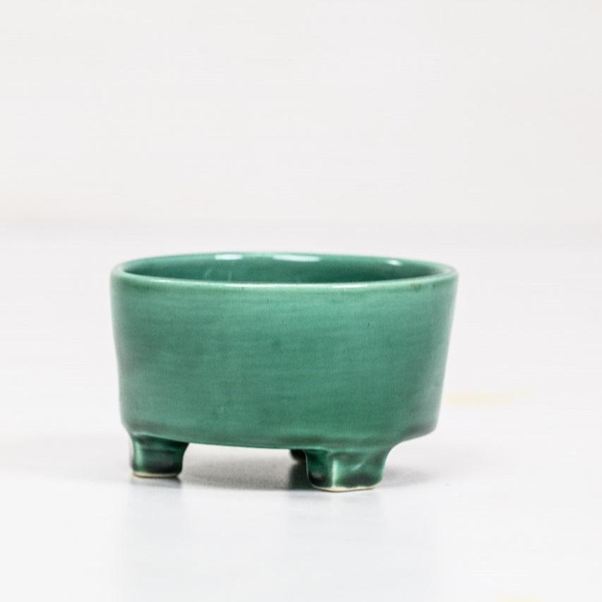 ECLIPSE CANDLE VESSEL SMALL-EMERALD GREEN